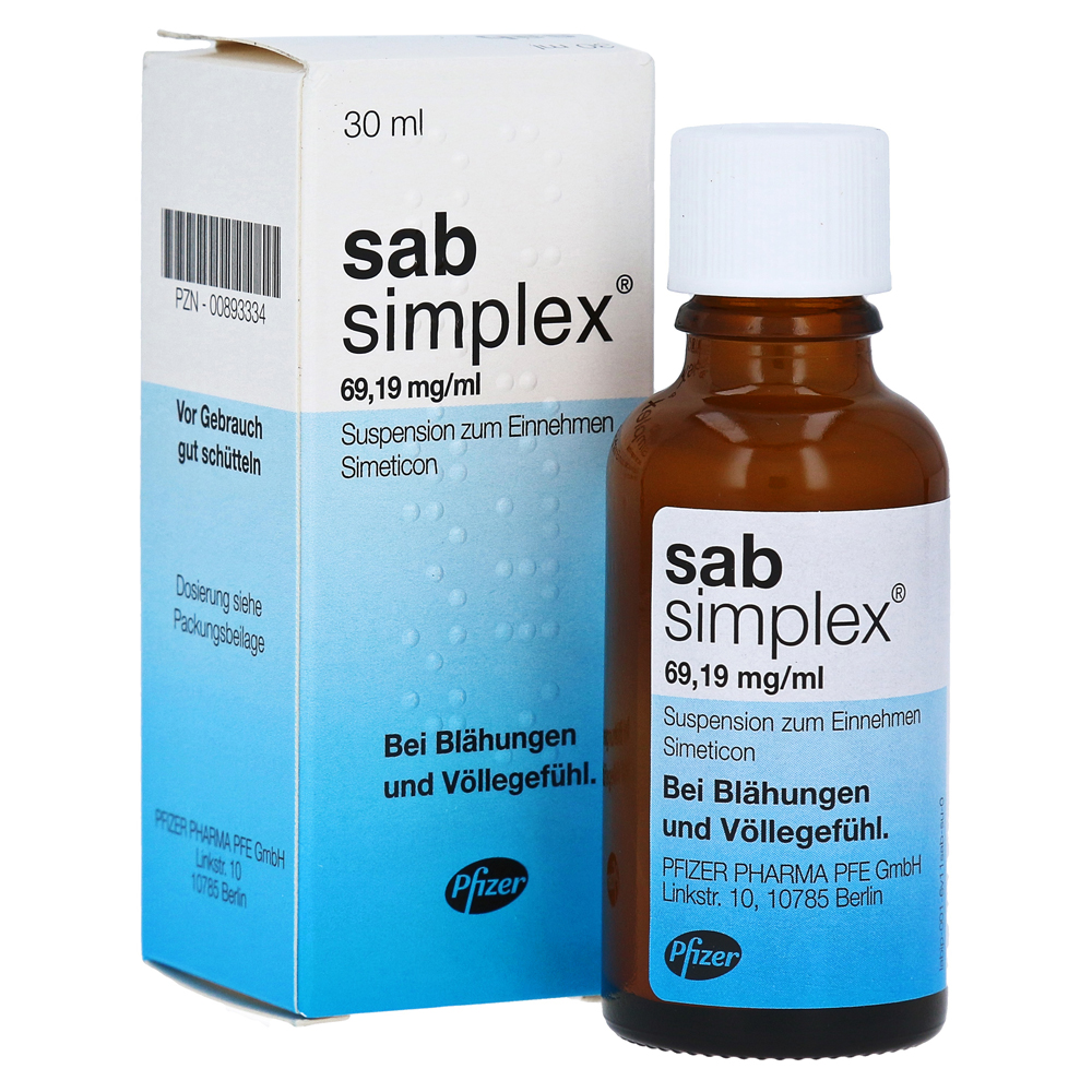 Erfahrungen zu Sab simplex 69,19mg/ml Suspension zum Einnehmen 30 ...